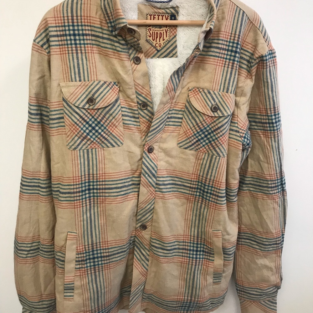 Lined flannel jacket